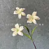 Nova Flor Artificial Impressa em 3D com 3 Cabeças de Lírio para Decoração de Paisagismo de Casamento, Adorno de Arranjo Floral e Flor Adereço de Estilo Pastoral