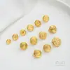 Cierres de collar al por mayor con fuerte retención de color, Oro de arena vietnamita, Botones de oro Zakiram, Cierres para pulsera Jifu Paz y Alegría