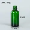 Nova Garrafa Transparente para Óleo Essencial 30ml Portátil de Viagem Frasco de Amostra de Vidro Frasco Conta-gotas Essência Cosméticos Sub-frasco