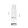 Frasco Mousse Espumante Tipo Pressão com Boca de Rosca 42mm, Frasco Plástico PET com Tampa de Bomba, Frasco Espumante Mousse Portátil 120ml Atacado