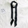 Diadema Estilo Coreano 200cm Color Sólido Bufanda Larga Estrecha de Seda Versátil Pañuelo Pequeño Cinta Decorativa para Atar Bolsas Cinta de Satén