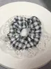 Elástico de Cabelo Scrunchie Listrado com Renda Estilo Coreano para Mulheres, Acessório de Cabelo Suave e Elegante, Elástico de Cabelo Scrunchie Estilo Coreano