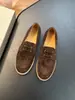 Otoño/Invierno 2026 Mocasines BC Slip-on Zapatos Perezosos Estilo Británico Zapatos de Piel Genuina Casual Planos Transpirables Talla Grande Zapatos para Hombre