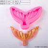 Figura Decoración Pastel Sirena Versión Q Sosteniendo Concha Algas Coral Princesa Sirena Celebridad de Internet Topper Cumpleaños Infantil
