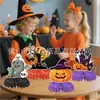 Decoraciones temáticas de Halloween transfronterizas, artículos para fiestas, decoraciones de calabaza para mesa, centros de mesa de panal, hechos a medida