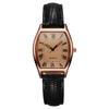 Espejo de Barril de Vino Superficie Simple Aleación Transmisión en Vivo Reloj para Mujer Impermeable Reloj de Cuarzo Casual Cuadrado Correa de Cuero Reloj para Estudiante Reloj de Pulsera