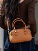 Togo Piel de Vacuno de Primera Capa Nuevo Bolso de Mujer Transfronterizo Estudiante Versátil Ropa de Trabajo Tendencia Cartera Hombro Bolso Manzana Cuero Genuino