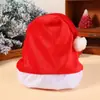 Suprimentos para Decoração de Natal Chapéus Curtos de Pelúcia Carimbados com Ouro Suprimentos de Natal Chapéus de Fantasia para Festa de Adulto Coleção