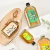 Garrafa de vinho de fruta, garrafa dispensadora, garrafa transparente de vidro para chá cold brew, garrafa quadrada de vinho de fruta, garrafa de vinho de gelo, garrafa de suco e chá de leite