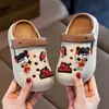 Novidade de verão infantil, chinelos Naizha para meninos, sandálias de desenho animado com sola macia para bebê, para ambientes internos, externos e praia