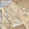 Camélia Fibra de Algodão Lyocell Tira Cruzada Padrão de Luxo Leve Jacquard Roupa Íntima Feminina Ângulo Reto Controle de Barriga Roupa Íntima Feminina