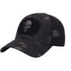 Exército Fan Outdoor Camuflagem Beisebol Net Cap Forças Especiais Camuflagem Tática Cap Skull Shade Velcro Cap