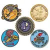 Monedas metálicas conmemorativas personalizadas transfronterizas para aniversarios corporativos, monedas conmemorativas para empleados y medallas conmemorativas para lugares turísticos de ciudades y museos