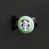 Mini brinquedo luminoso modelo Tirano adesivo magnético de geladeira para chá placa de caixa de luz loja de conveniência café estilo americano miniatura