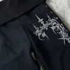 Verão Europeu e Americano Novo Estilo da Moda Acessórios Metálicos Estampados Colete Cruzado Calça Casual Conjunto Feminino Atacado