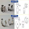 T5T8T10 Clipe de Fixação para Lâmpada Fluorescente Tubo de Vidro Clipe de Fixação para Instalação de Luminária LED de Tubo Dividido Caixa de Luz