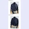 Al por mayor transfronterizo americana calle principal limpia ajuste cuello alto chaqueta hombre otoño casual talla grande corta bomber jacket moderna