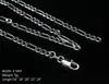 Venta caliente de AliExpress collar de cuerpo de tres lados de 4 m Venta caliente en Europa y Estados Unidos joyería chapada en plata chapada en cobre collar de plata de moda