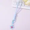 Estilo Ins flor de resina trançada cordão de celular chaveiro pingente DIY acessório de bolsa simples versátil