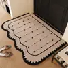 Tapete de entrada estilo usado tapete de entrada resistente à sujeira antiderrapante carpete interno de pelo em laço resistente ao desgaste tapete de entrada