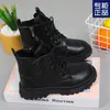 Botas Martin para niñas 2023 nuevas botas gruesas forradas de felpa otoño e invierno estilo británico zapatos de invierno para niña Botines para niños