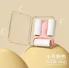 Mini Rodillo Quita Pelusa con Papel de Repuesto Desprendible, Cepillo Rodillo Pequeño Portátil, Removedor de Pelo y Pelo de Gato de Alta Viscosidad