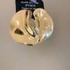 Aguja de Plata Europeos y Americanos Metal Superficie Fotosensible Colgante Irregular Pendientes Pendientes de Moda Pendientes de Diseño de Nicho para Mujeres