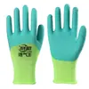 Luvas de proteção do trabalho impregnadas resistentes ao desgaste antiderrapantes respiráveis Rei reforçado proteção de trabalho de dedo luvas de látex impregnadas atacado