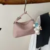 Bolso de mano de alta costura estilo coreano, bolso de hombro, nuevo modelo primavera 2026, bolso tipo almohada casual simple, bolso cruzado de nicho para mujer