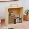Caja de madera creativa para boda caja de regalo a mano caja de regalo de Navidad para damas de honor amigas mujeres caja de almacenamiento de madera portátil