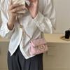 Bolso labial 2023 nuevo verano mini bolso de cadena rombo bolso bandolera Bolso cuadrado pequeño casual simple estilo occidental para mujer