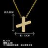 Collar de Letra Inglesa de Circonio Completo de Venta Caliente Nuevo de Amazon Transfronterizo Moda Joker Lujo Ligero Otoño e Invierno Accesorios con Sentido de Alta Gama
