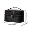 Bolsa Cosmética de Camada Dupla de Grande Capacidade e Bolsa de Armazenamento Portátil Multifuncional para Ferramentas de Nail Art e Bordado de Artista de Maquiagem, À Prova D'água