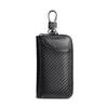 Cartera de hombre con diseño explosivo transfronterizo, de fibra de carbono, con cremallera, de gran capacidad y con múltiples tarjetas.