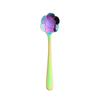 Cuchara de café de acero inoxidable Regalo Cuchara pequeña Cuchara Cuchara Cuchara de flor de titanio Cuchara de café de color Cuchara de postre