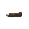 Sapatilha Feminina Estrela Retro com Laço 2026 Novo Estilo Slip-on Bico Redondo Baixa Salto Sapatos de Vovó Sapatos Femininos Individuais