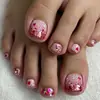 Adesivos de Unha do Pé Elegantes e que Realçam a Pele, Venda Quente Transfronteiriça, Adesivos de Unha do Pé Removíveis, Unhas para Pés para Venda no Atacado