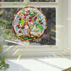 Especial de Novo Produto Transfronteiriço Pássaro com Formato Especial Flor de Pessegueiro Filme Colorido Acrílico 2D Brilho Colorido Decoração de Janela Pendurada Decoração de Varanda