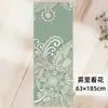 Toalla de Yoga de Microfibra de Doble Cara con Forro Polar, Toalla Profesional Resistente a la Suciedad y Absorbente de Sudor, Toalla Compacta y Portátil para Yoga y Pilates