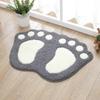 Alfombrilla Absorbente para Suelo con Pies Grandes Lindos, Felpudo para Puerta de Dormitorio, Alfombrilla Antideslizante para Baño, Felpudo para Puerta de Plato de Ducha