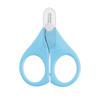 Tesoura de Unha para Bebê Aço Inoxidável Cabeça Redonda Cortador de Unha para Bebê Especial para Recém-Nascido Anti-Beliscão Tesouras de Segurança Venda por Atacado