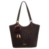 Bolsa tote da moda, de grande capacidade e tendência, para mulheres, nova bolsa de mão simples e moderna de 2026, bolsa de ombro para o dia a dia