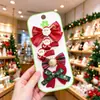 Novo Acessório de Cabelo de Natal de Inverno Peça Única Presilha Infantil Cervo Presilha de Cabelo Quebrada Adereço de Cabeça Fofo para Bebê Presilha Lateral Acessórios de Cabelo