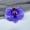 Pinza para el pelo de una sola cabeza con simulación de Phalaenopsis 3D, estilo europeo, con forma de mariposa y flor, accesorios para el pelo, tocado DIY, pinza de pico de pato, pinza lateral