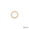 15-100mm Cor de Madeira Anel de Madeira Anel de Madeira Anel para Pendurar Artesanal DIY Corrente para Celular Pingente Pulseira Acessórios Material Joia