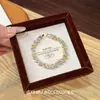 Sinfonía de ColoresDulce y Deslumbrante Pulsera de Gota de Agua Colorida, Moderna y Versátil, Exquisita y Elegante Pulsera de Gota de Agua Colorida