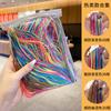 Corea del Sur Trenza de Pelo Cuerda de Color Trenza Oculta Cuerda de Pelo Trenzado Sucio de Siete Colores Serie Mori Cinta para Niños Tocado Cuerda Cinta