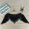 Nuevo Chal Pequeño de Encaje Estilo Coreano Combinable Blusa Calada Abrigo Pequeño de Verano para Mujer Chaleco Pequeño Camisa sin Mangas