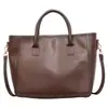 Bolso de hombro individual vintage casual de gran capacidad retro 2026 nueva moda simple para el trabajo