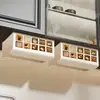 Caixa de lenços de parede para toalhas faciais, porta-lenços de cozinha de pendurar, caixa de lenços para casa, dispensador de lenços sem furar